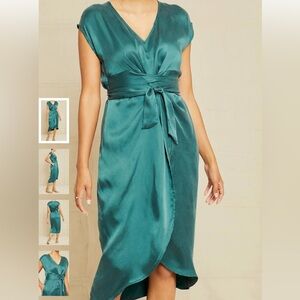 Amour Vert Josie Cottonseed Cupro Dress